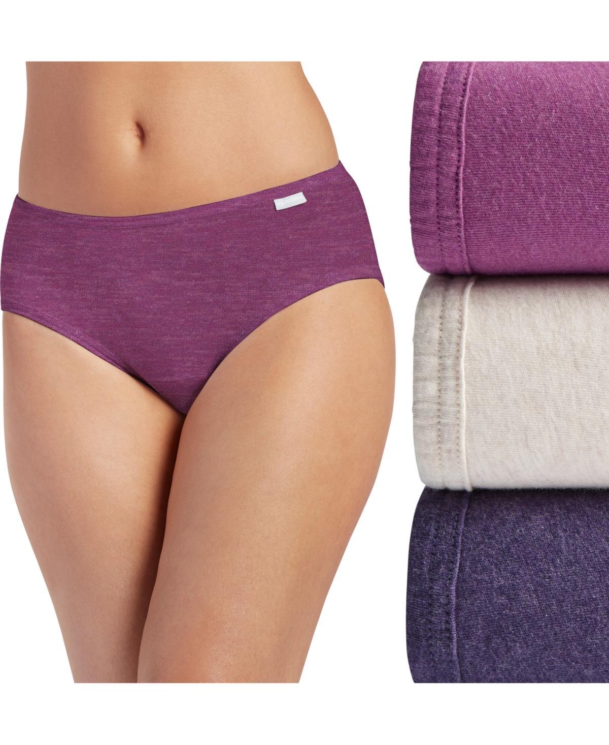 Women's Jockey® Elance 3-Pack Hipster Panty Set 1488, Size: 6, Pretty Meadow Team Product Image