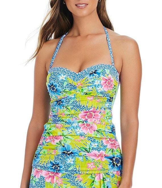 Bleu Rod Beattie Let's Get Away Draped Skirted Hipster Swim Bottom Product Image