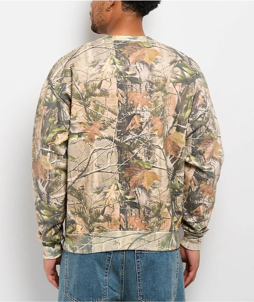 Ninth Hall With The Wind Camo Crewneck Sweatshirt Product Image