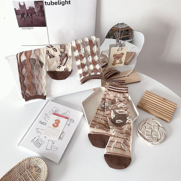 Mesh Panel Socks Product Image