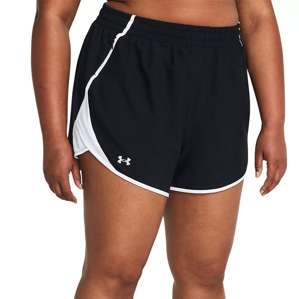 Women's Under Armour Fly-By Shorts, Size: Medium, Vivid Pink Product Image