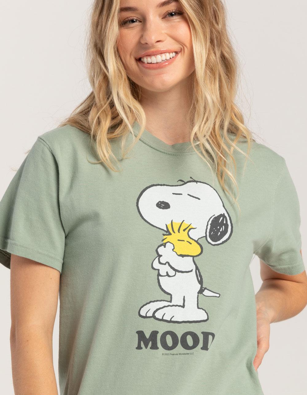 RIOT SOCIETY x Peanuts Mood Womens Tee - SAGE Product Image