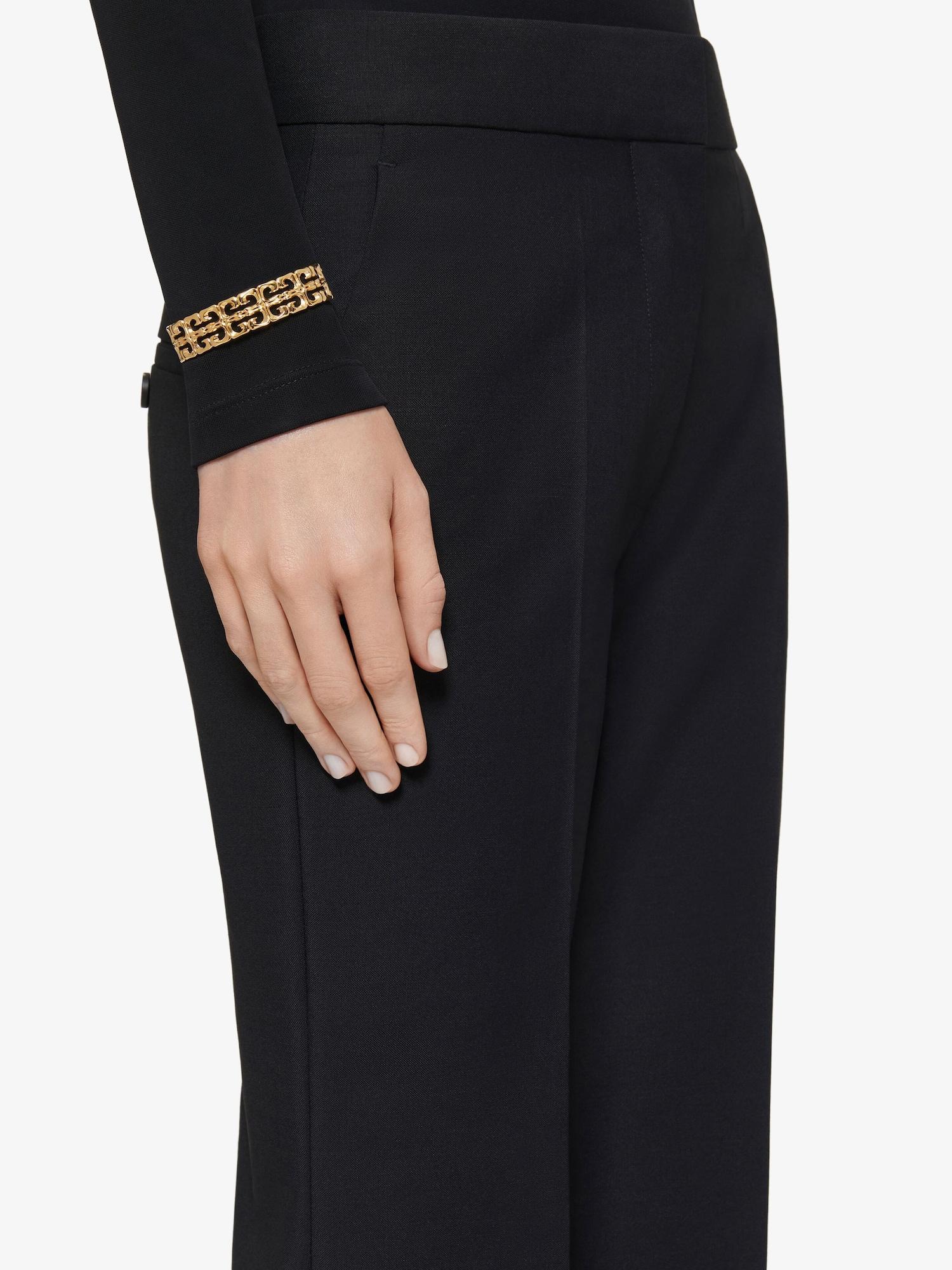 4G Liquid open cuff bracelet in metal Product Image