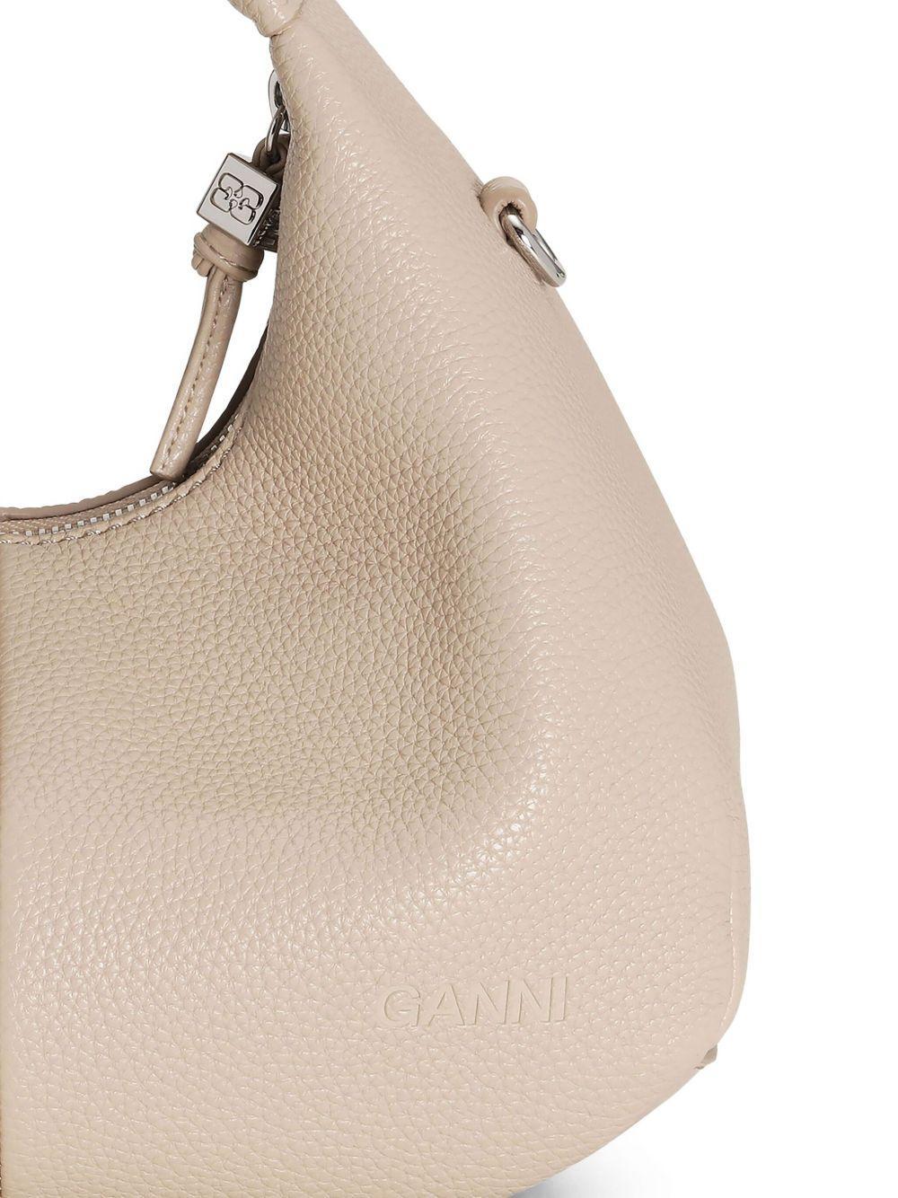 mini textured leather tote bag Product Image