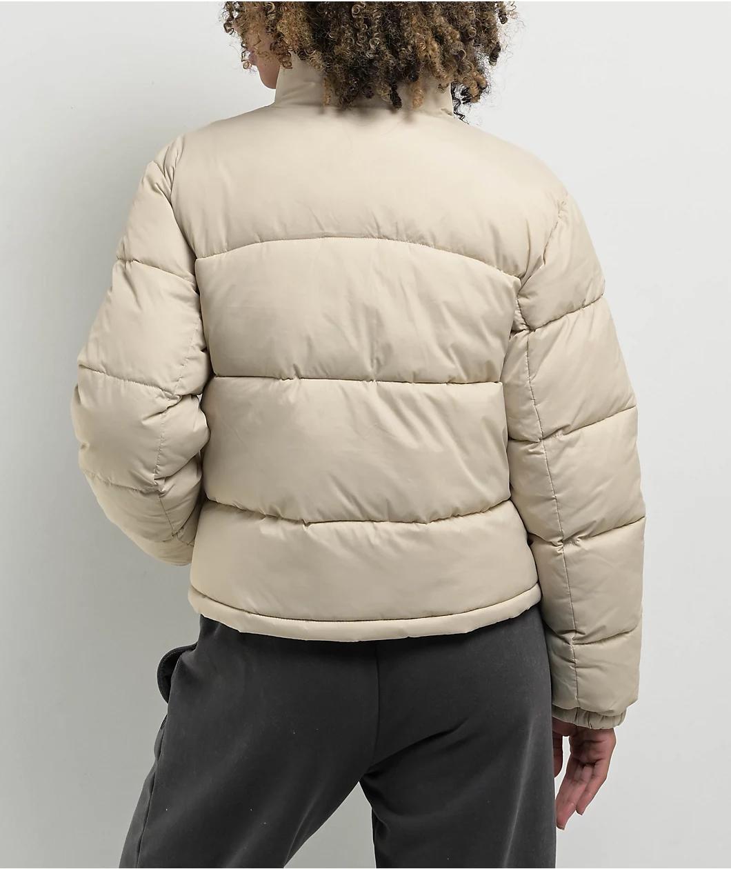 Dravus Aurora Cream Puffer Jacket Product Image