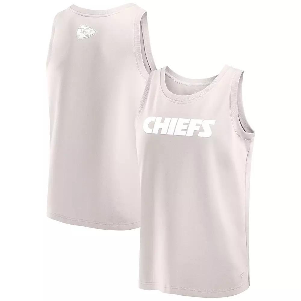 Men's Fanatics Cream Kansas City Chiefs Elements Tank Top, Size: Small, Beige Product Image
