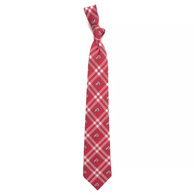 Men's Wisconsin Badgers Gingham Tie, Team Product Image