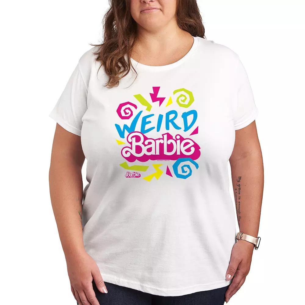 Plus Size Barbie The Movie Weird Barbie Graphic Tee, Womens Product Image