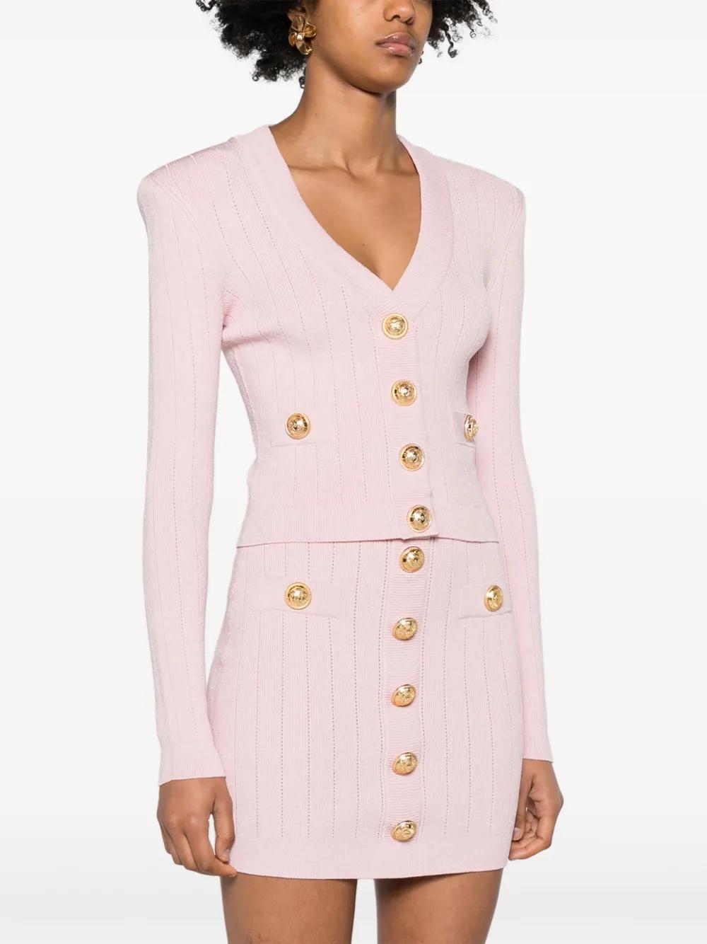 V-neck cropped cardigan Product Image