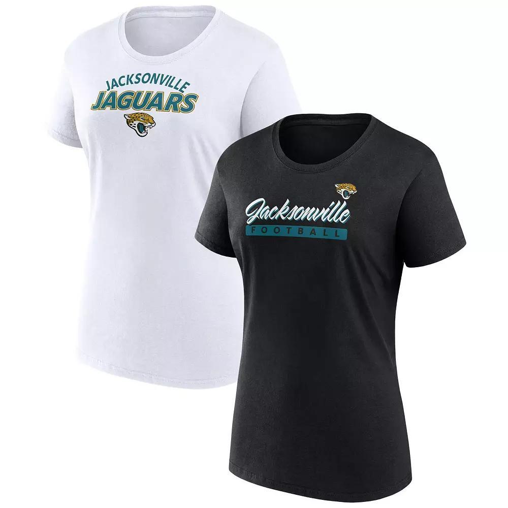 Women's Fanatics Branded Jacksonville Jaguars Risk T-Shirt Combo Pack, Size: XL, Black Product Image
