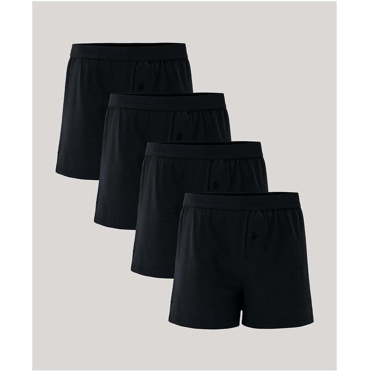 Mens Everyday Knit Boxer 4-Pack S Product Image