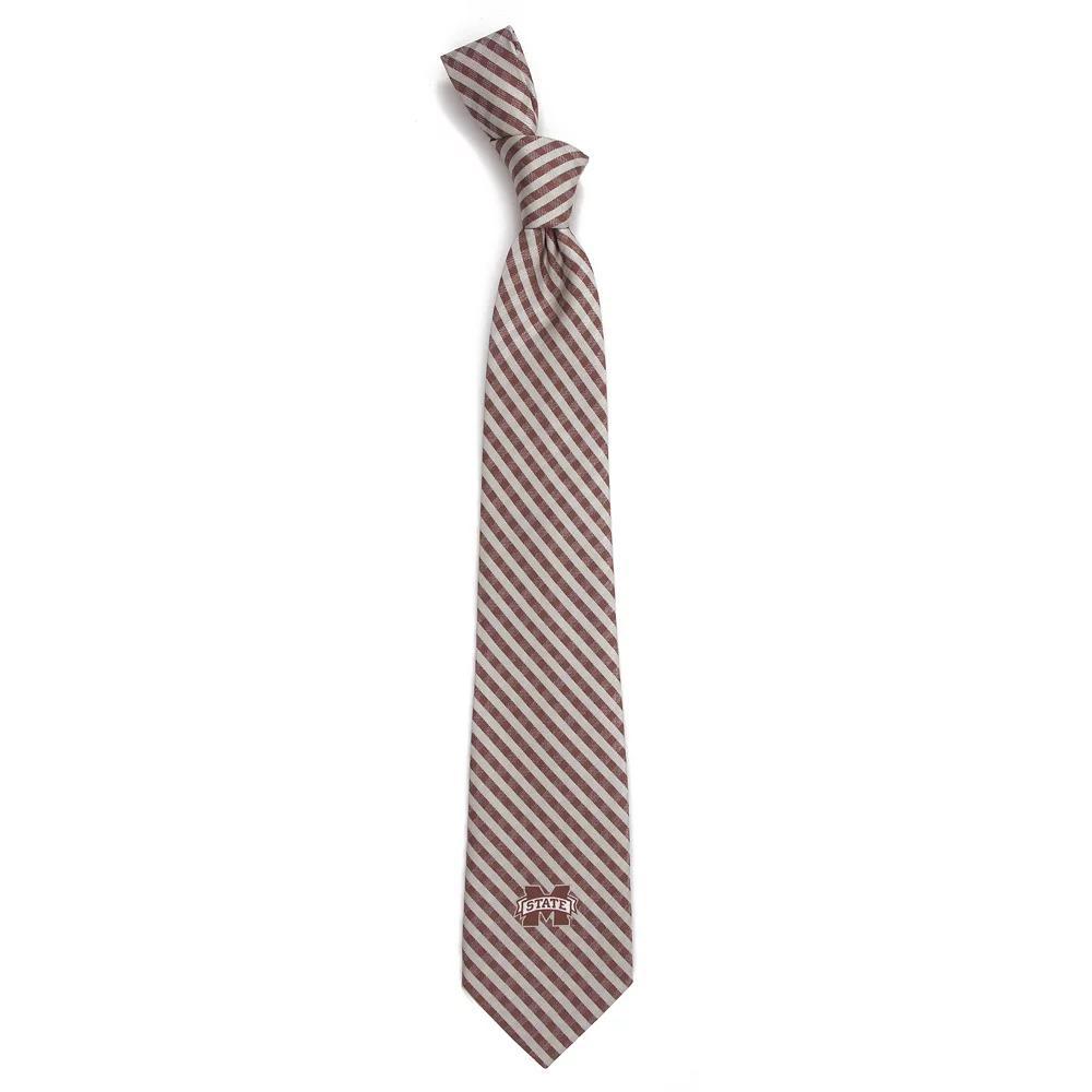 Men's West Virginia Mountaineers Gingham Tie, Team Product Image