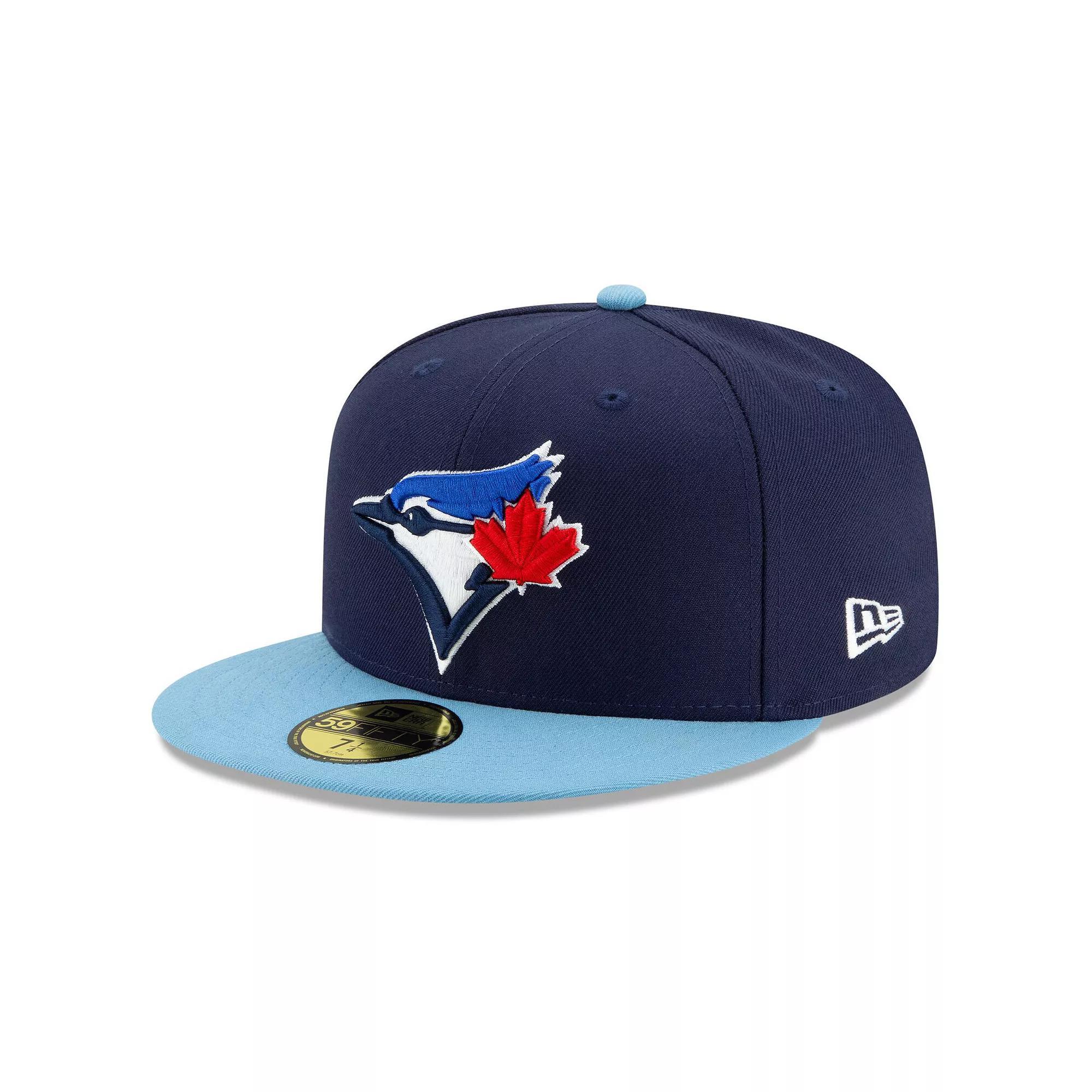 Men's New Era Navy Toronto Blue Jays Alternate 4 Authentic Collection On-Field 59FIFTY Fitted Hat, Size: 7 1/2, Jay Blue Product Image