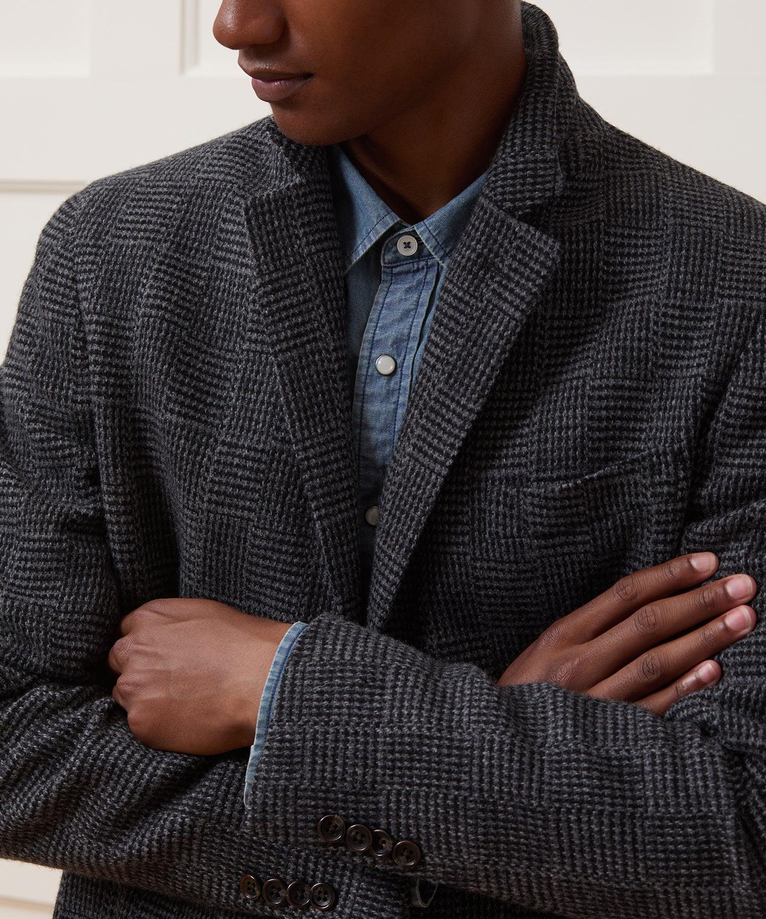 Italian Wool Plaid Sport Coat Product Image