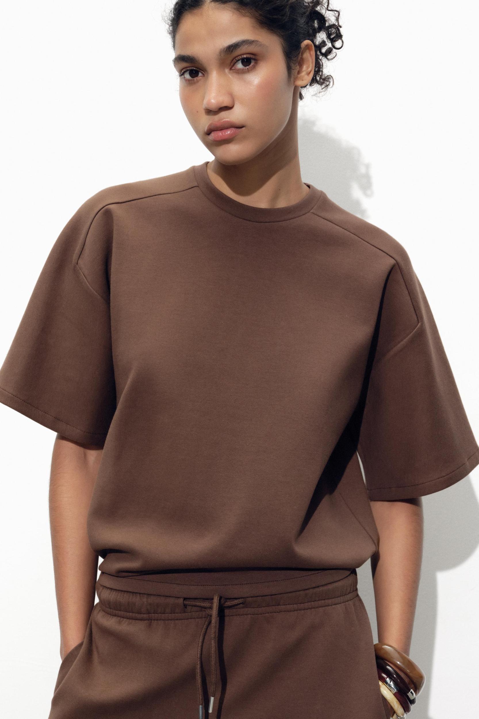 SHORT SLEEVE INTERLOCK SWEATSHIRT Product Image