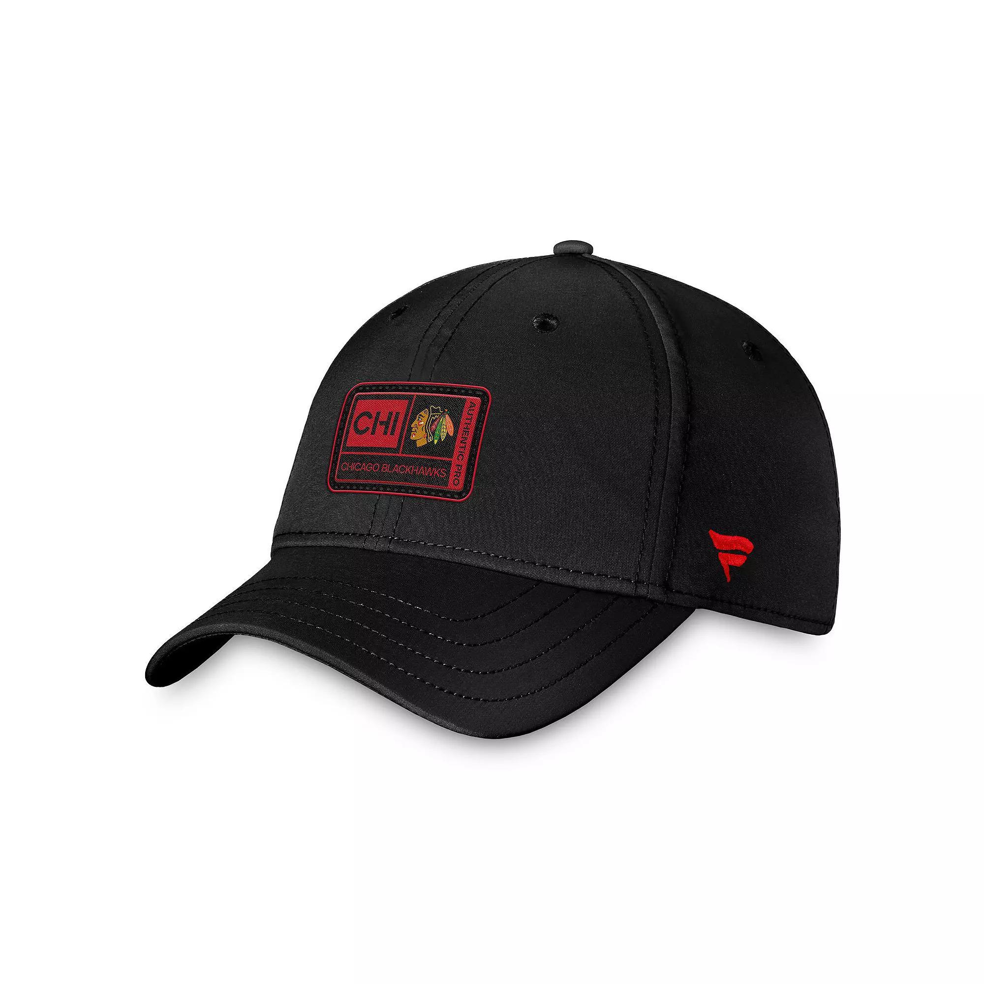 Men's Fanatics Branded  Navy Columbus Blue Jackets Authentic Pro Training Camp Flex Hat, Size: Medium/Large Product Image