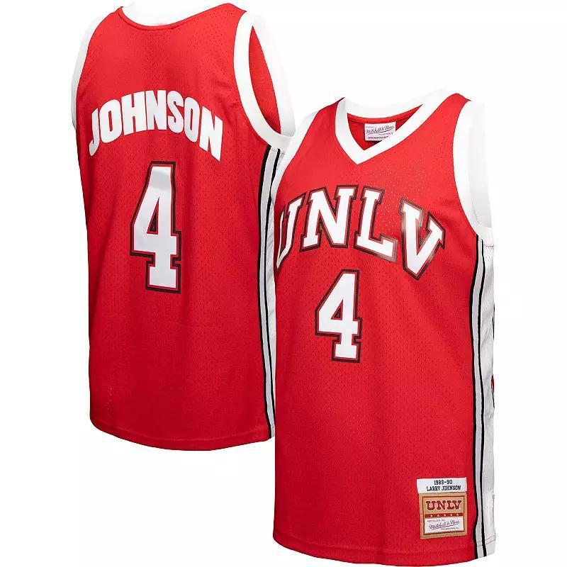 Men's Mitchell & Ness Larry Johnson Red UNLV Rebels Player Swingman Jersey, Size: Small Product Image