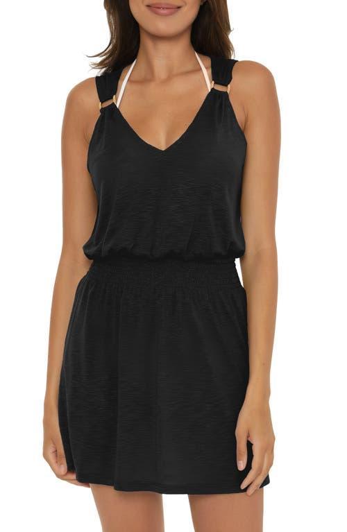 BECCA Breezy Basics Square Buckle Plunge Neck Dress Women's Dress Product Image