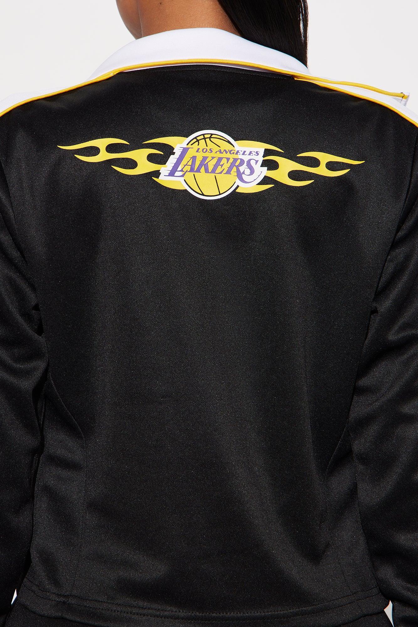 Lakers Halftime Zip Up Jacket - Black Product Image