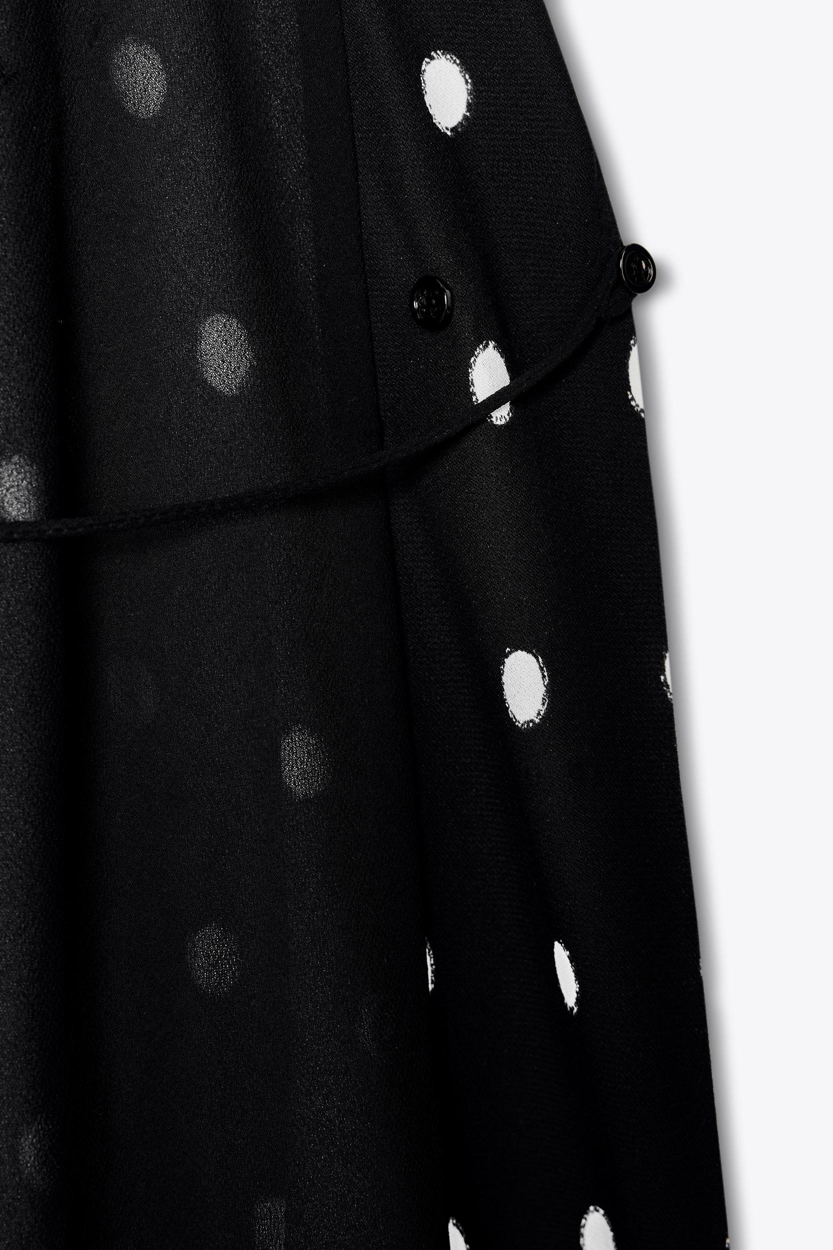 POLKA DOT HALTER TOP ZW COLLECTION Product Image