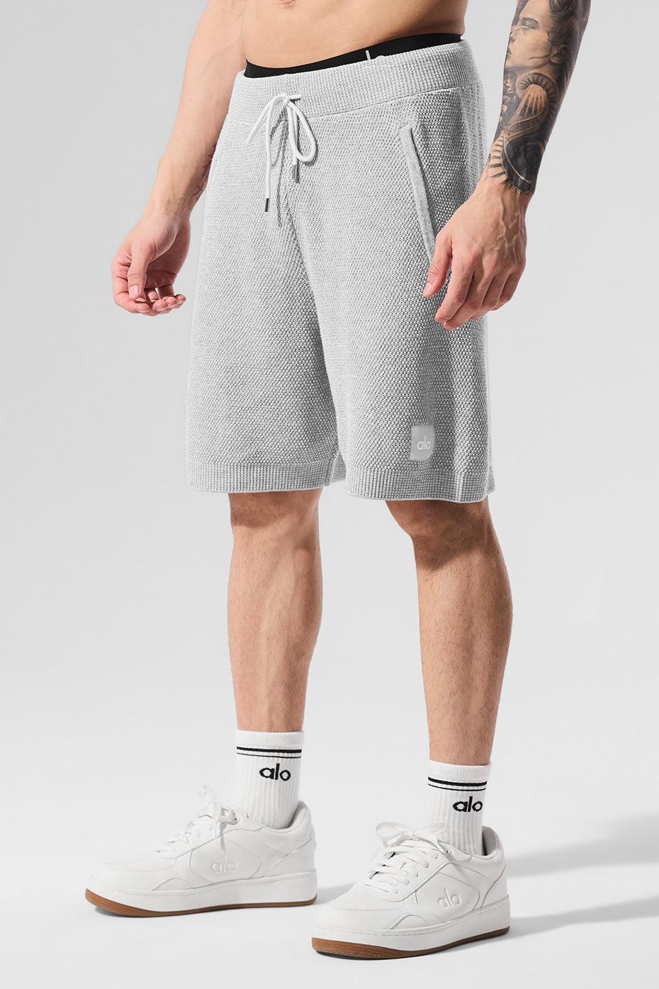 7" Sports Club Sweater Knit Short - Athletic Heather Grey Product Image