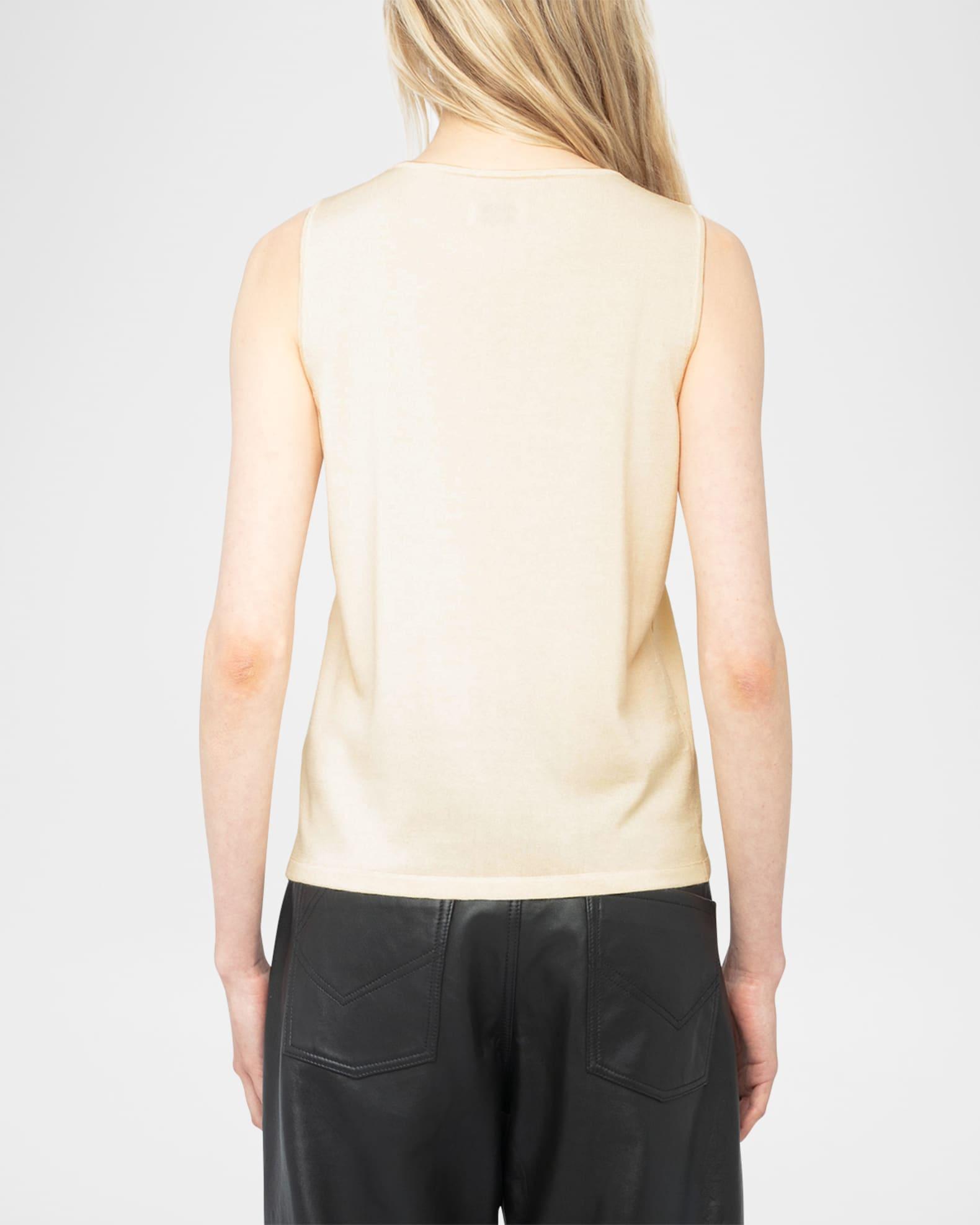 Sayani Cotton-Blend Knit Tank Top Product Image