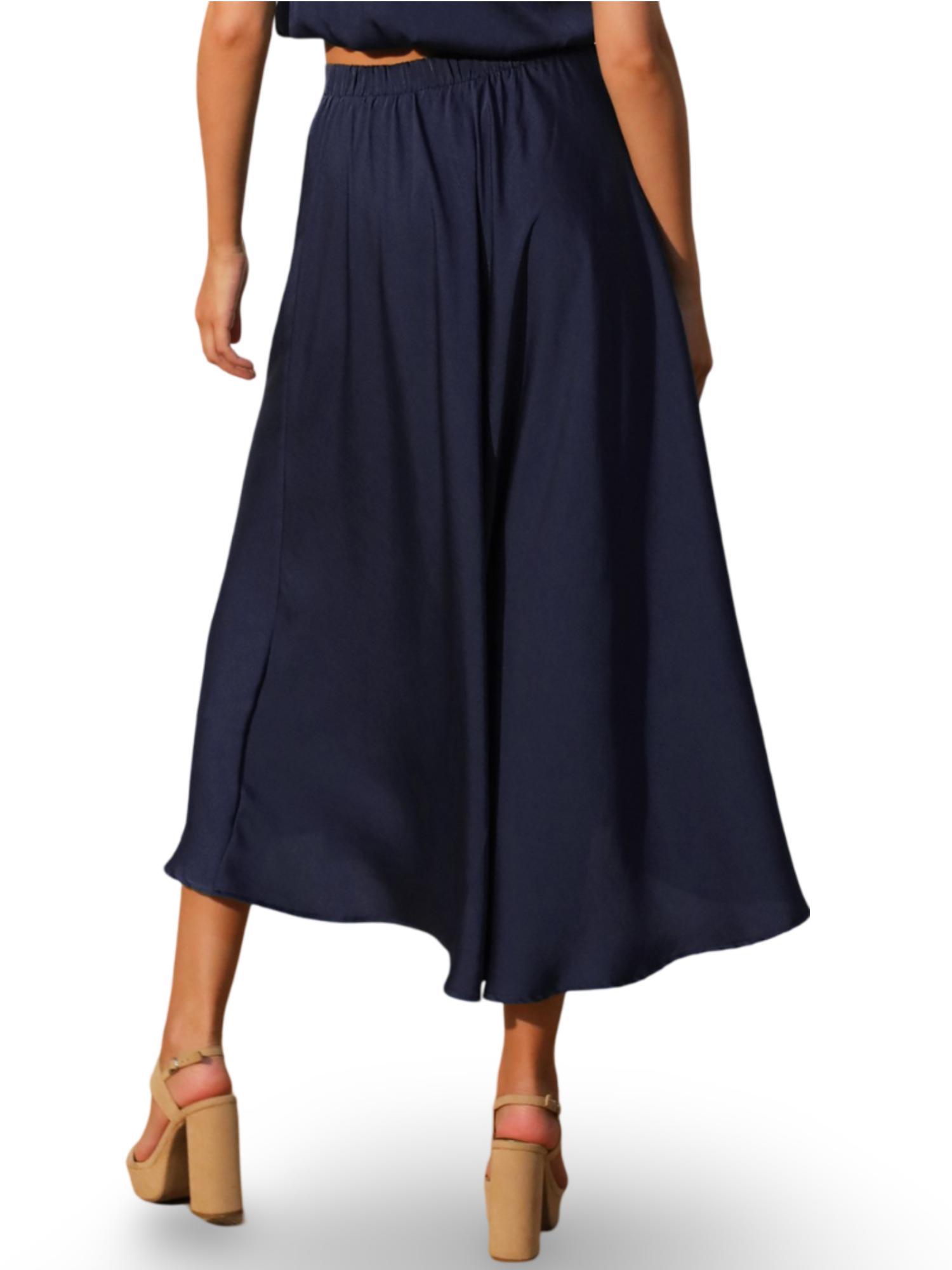 Tyche Silk Swing Skirt Product Image
