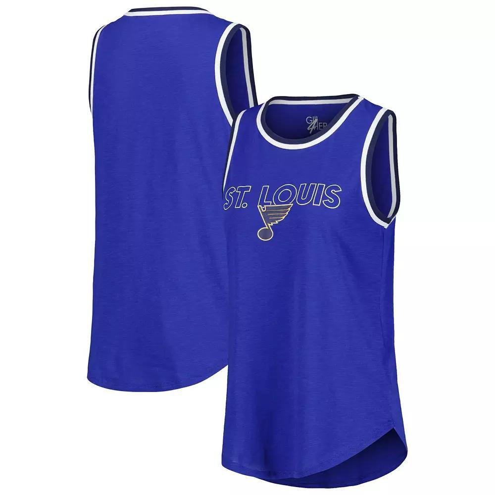Women's G-III 4Her by Carl Banks Blue St. Louis Blues Strategy Tank Top, Size: XL Product Image