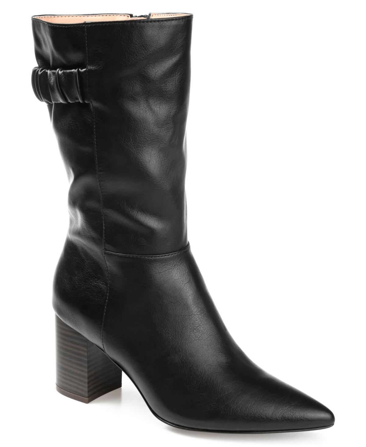 Journee Wilo Women's High Heeled Boots, Size: 9 Wc, Ivory Product Image