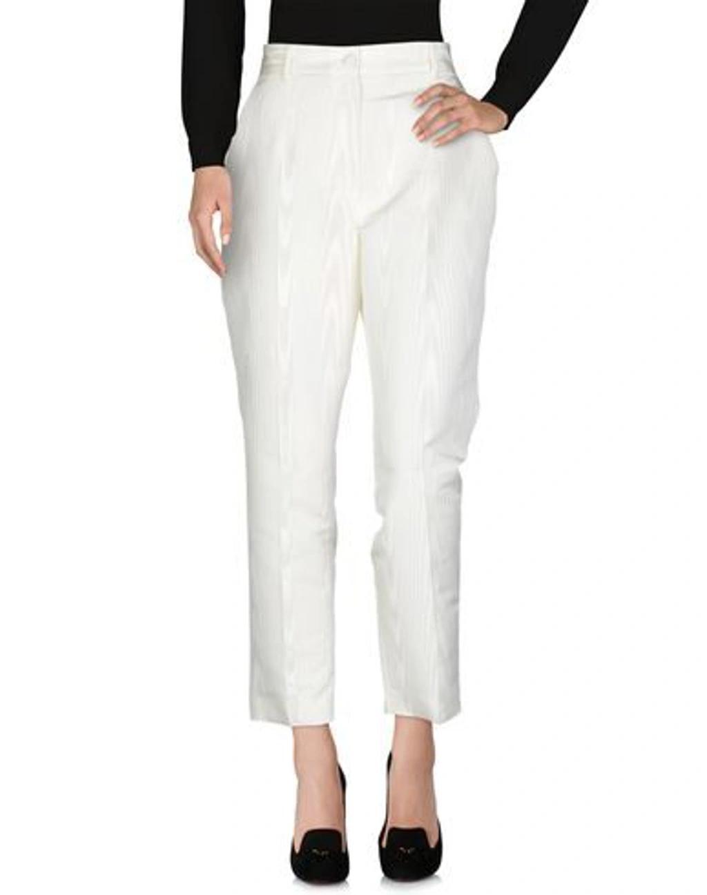 DOLCE & GABBANA Pants In White Product Image