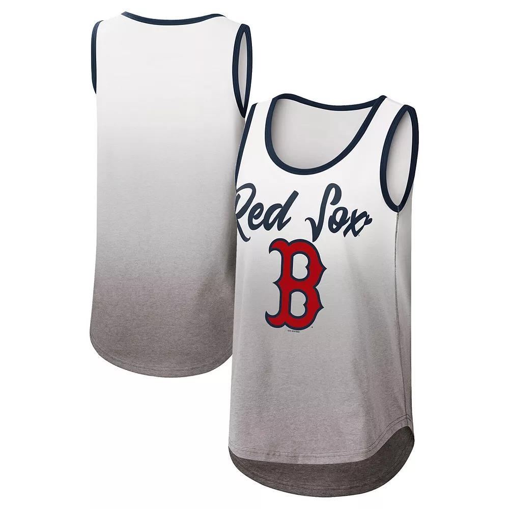 Women's G-III 4Her by Carl Banks White Boston Red Sox Logo Opening Day Tank Top, Size: XS Product Image