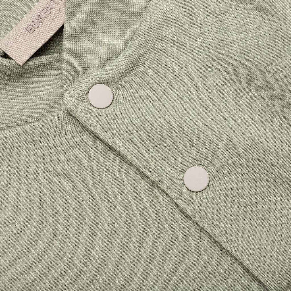 Essentials Women's 3/4 Sleeve Henley - Seafoam Female Product Image