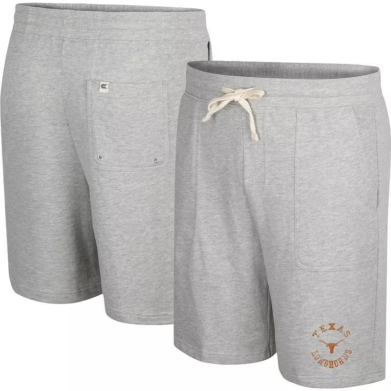 Men's Colosseum Heather Gray Arizona State Sun Devils Love To Hear This Terry Shorts, Size: 2XL, Grey Product Image