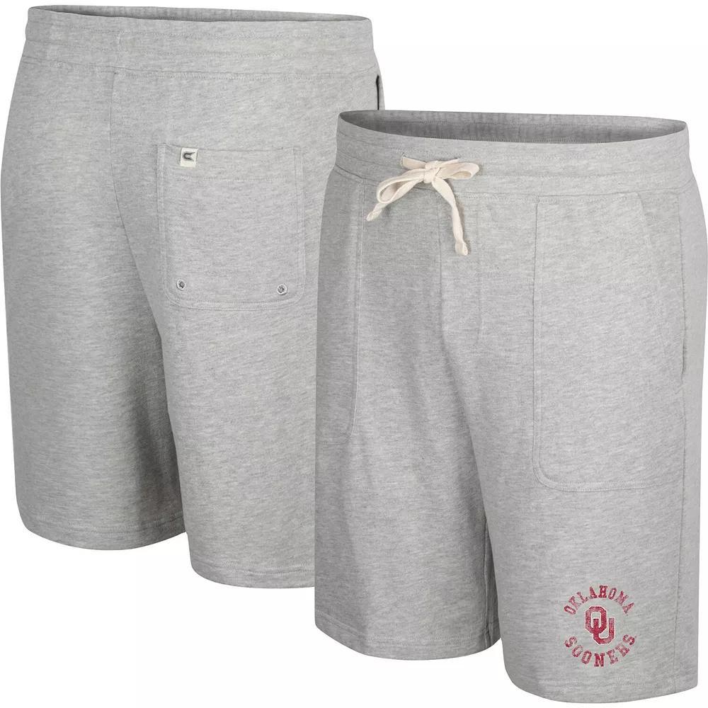 Men's Colosseum Heather Gray Arizona State Sun Devils Love To Hear This Terry Shorts, Size: 2XL, Grey Product Image