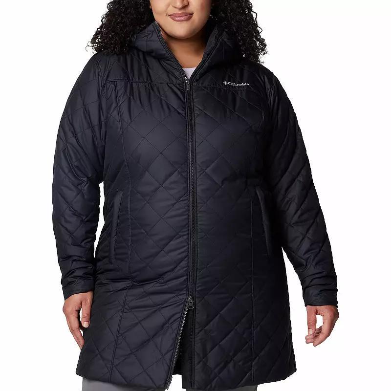 Plus Size Columbia Copper Crest II Long Jacket, Women's, Size: 1XL, Stone Green Product Image