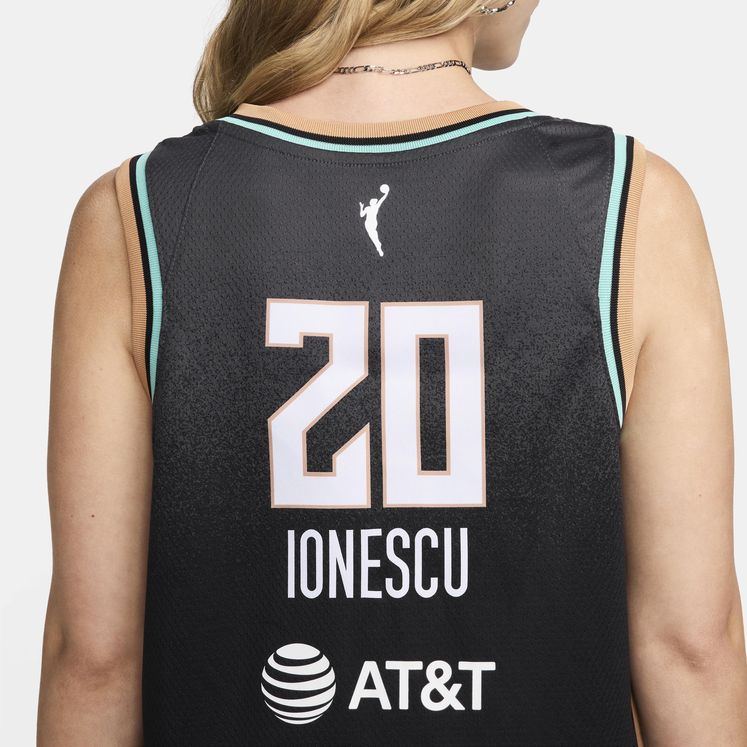 Unisex Nike Sabrina IonescuBlack New York Liberty Explorer Edition Victory Jersey, Womens Product Image