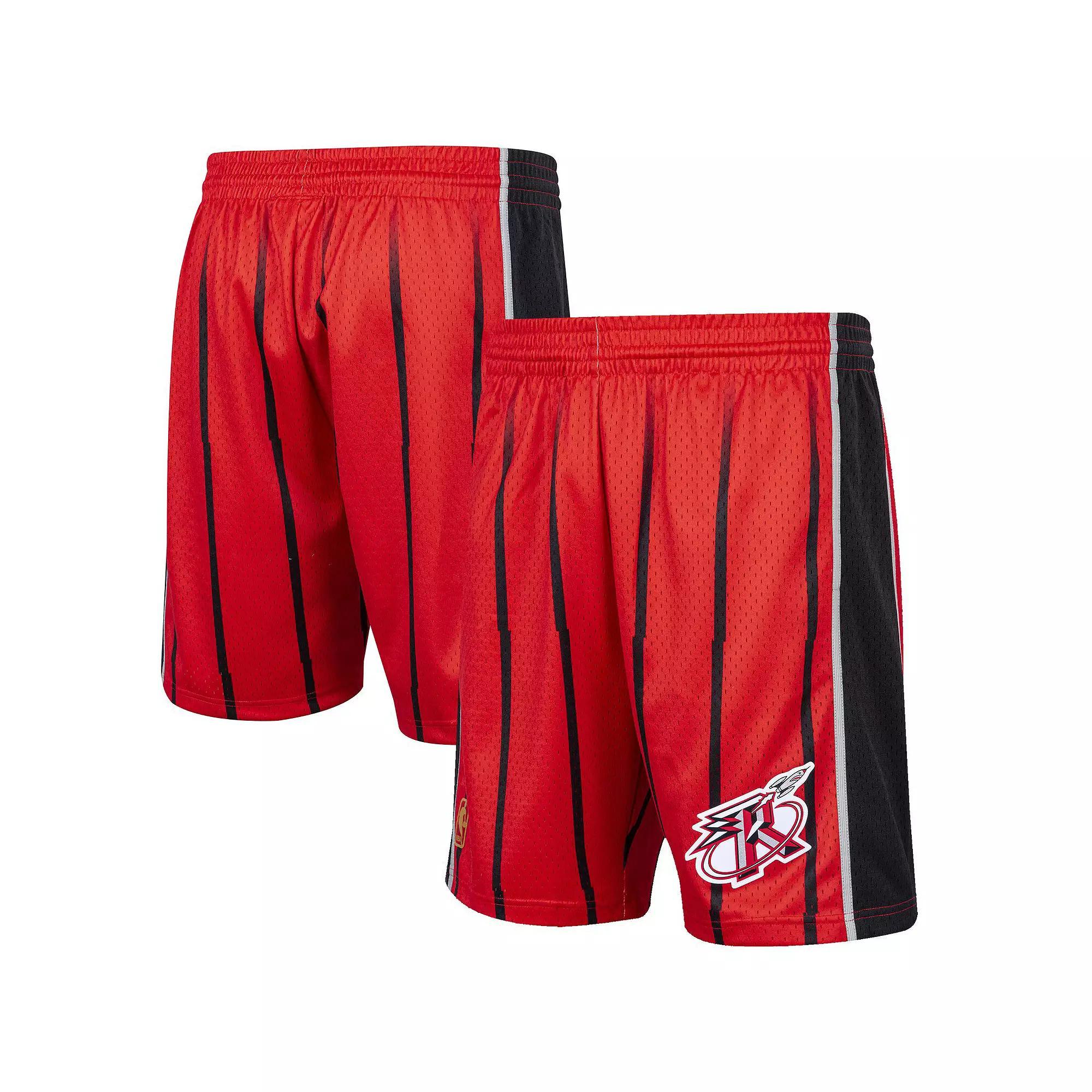 Men's Mitchell & Ness Red Houston Rockets Hardwood Classic Reload Swingman Shorts, Size: Large Product Image