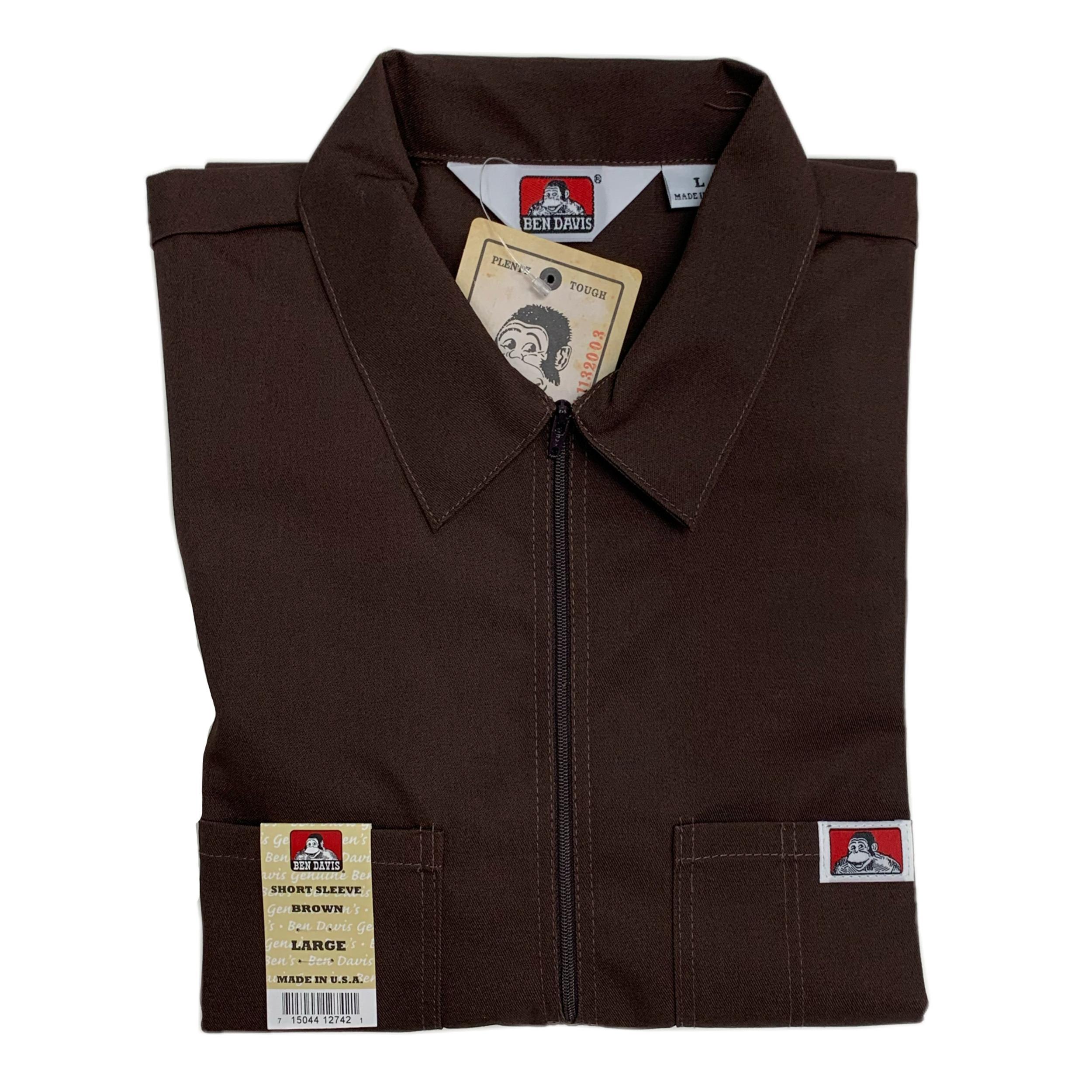 Ben Davis Short Sleeve Solid 1/2 Zip Shirt Male Product Image