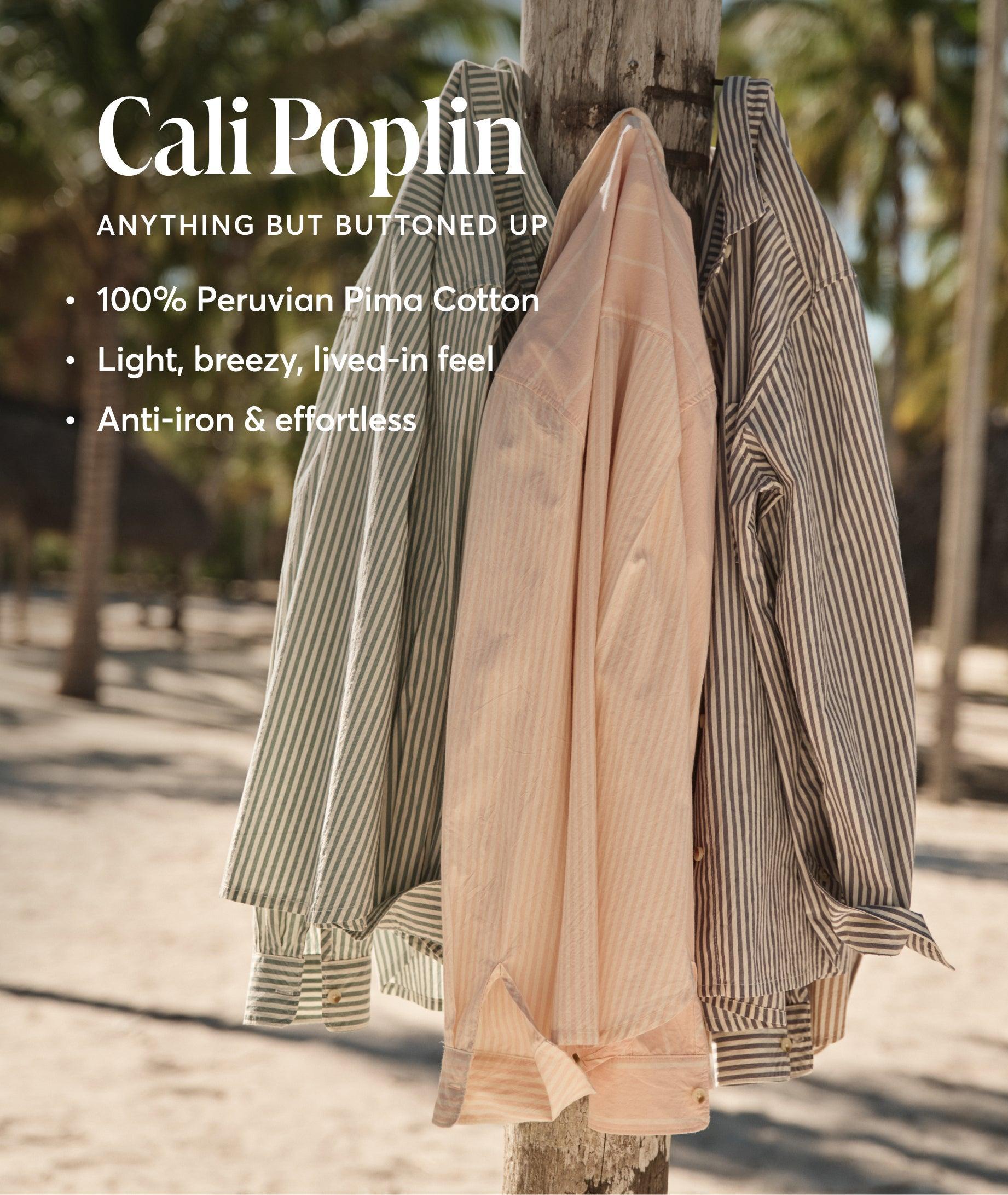Gracey Oversized Shirt in Cali Poplin Product Image