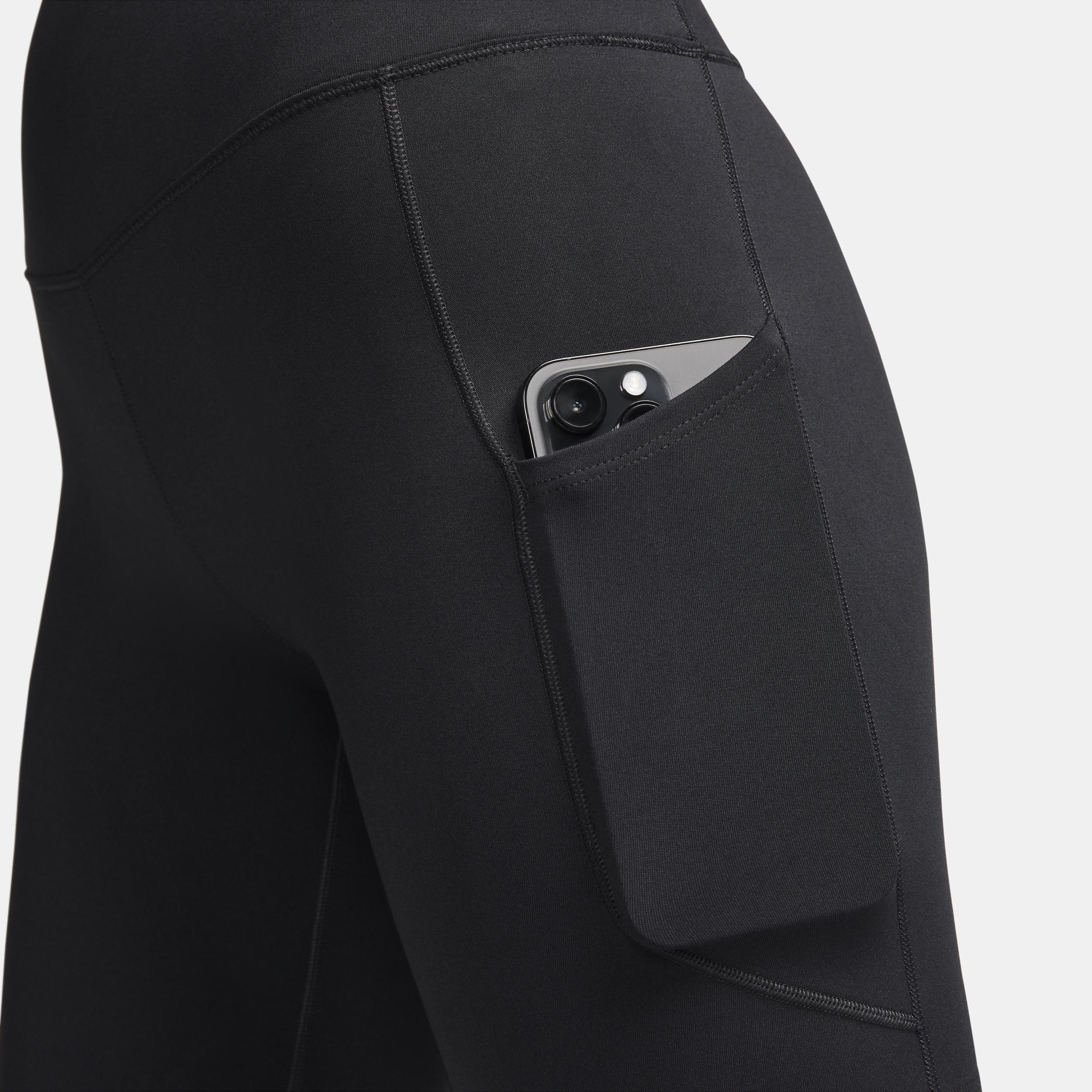 Nike Women's One High-Waisted 8" Biker Shorts with Pockets Product Image