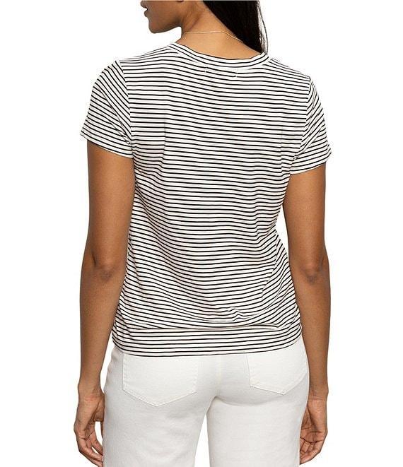 Sanctuary The Perfect Tee Stripe Crew Neck Knit Top Product Image