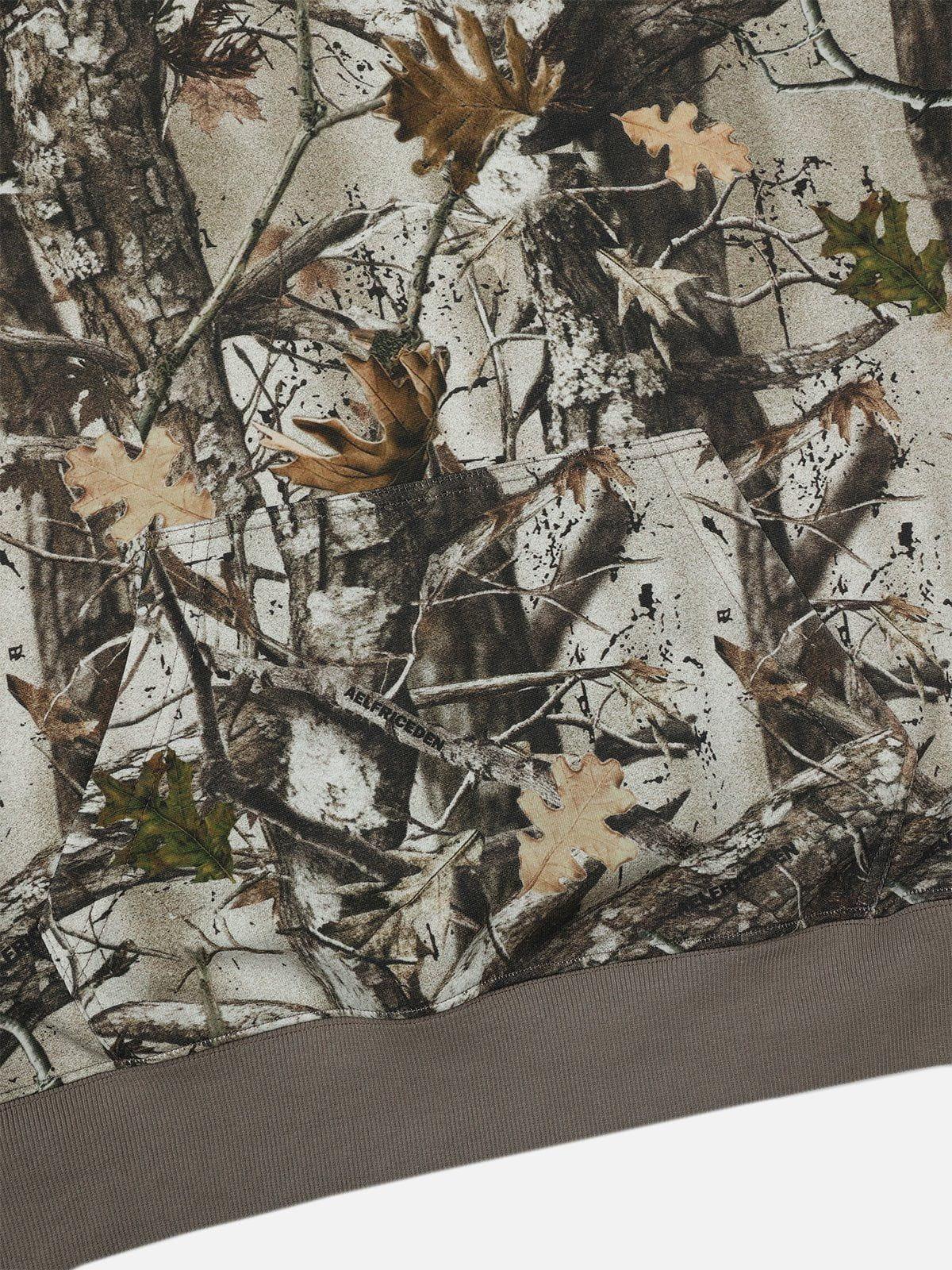 Aelfric Eden Camouflage Branch Graphic Hoodie Product Image