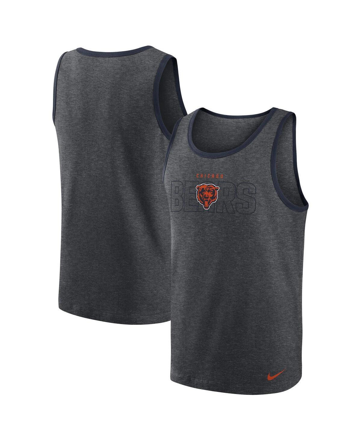 Men's Nike Heathered Charcoal Washington Commanders Tri-Blend Tank Top, Size: 2XL, Wft Charco Product Image