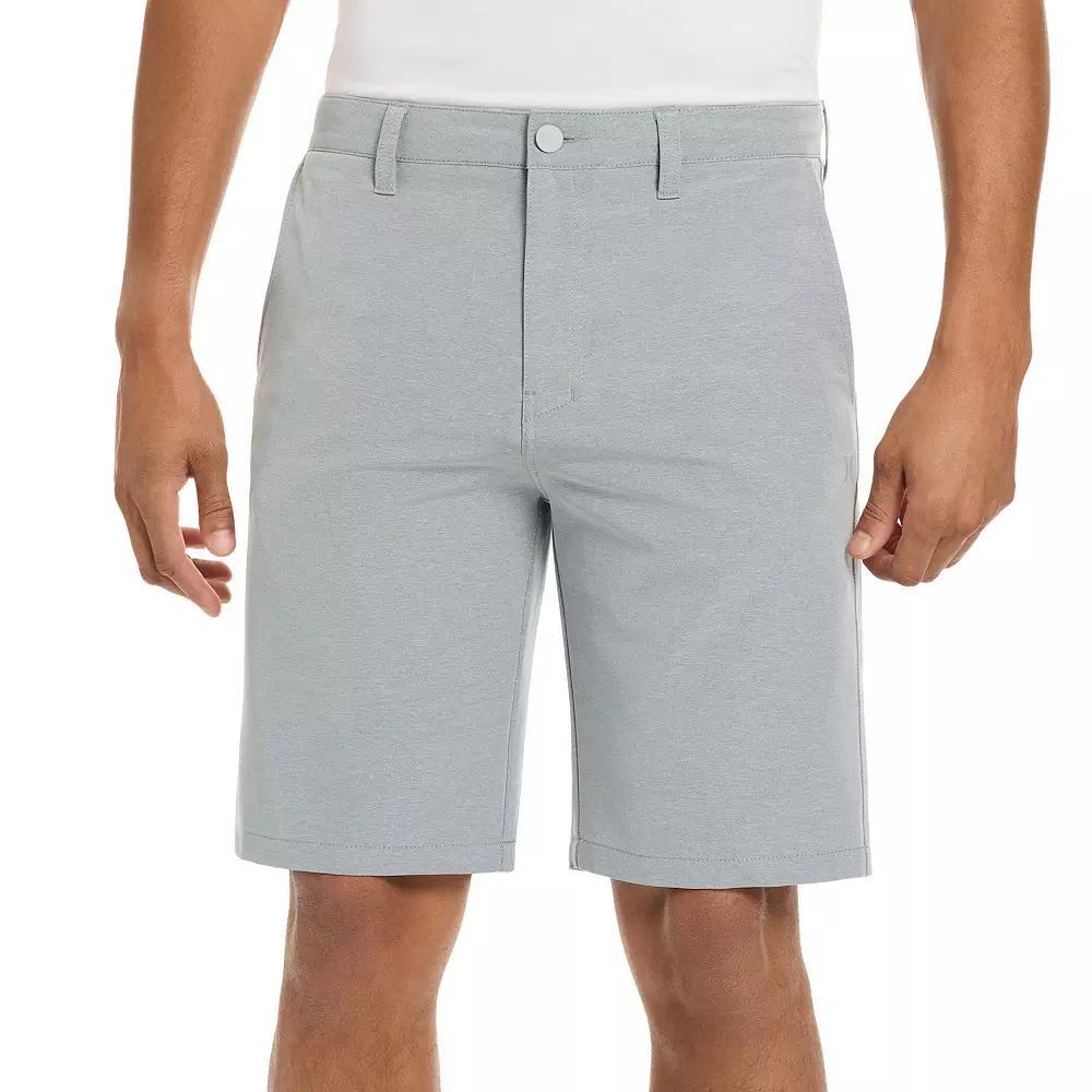 Men's Hurley 4-Way Stretch Walking Shorts, Size: 28, Black Grey Product Image