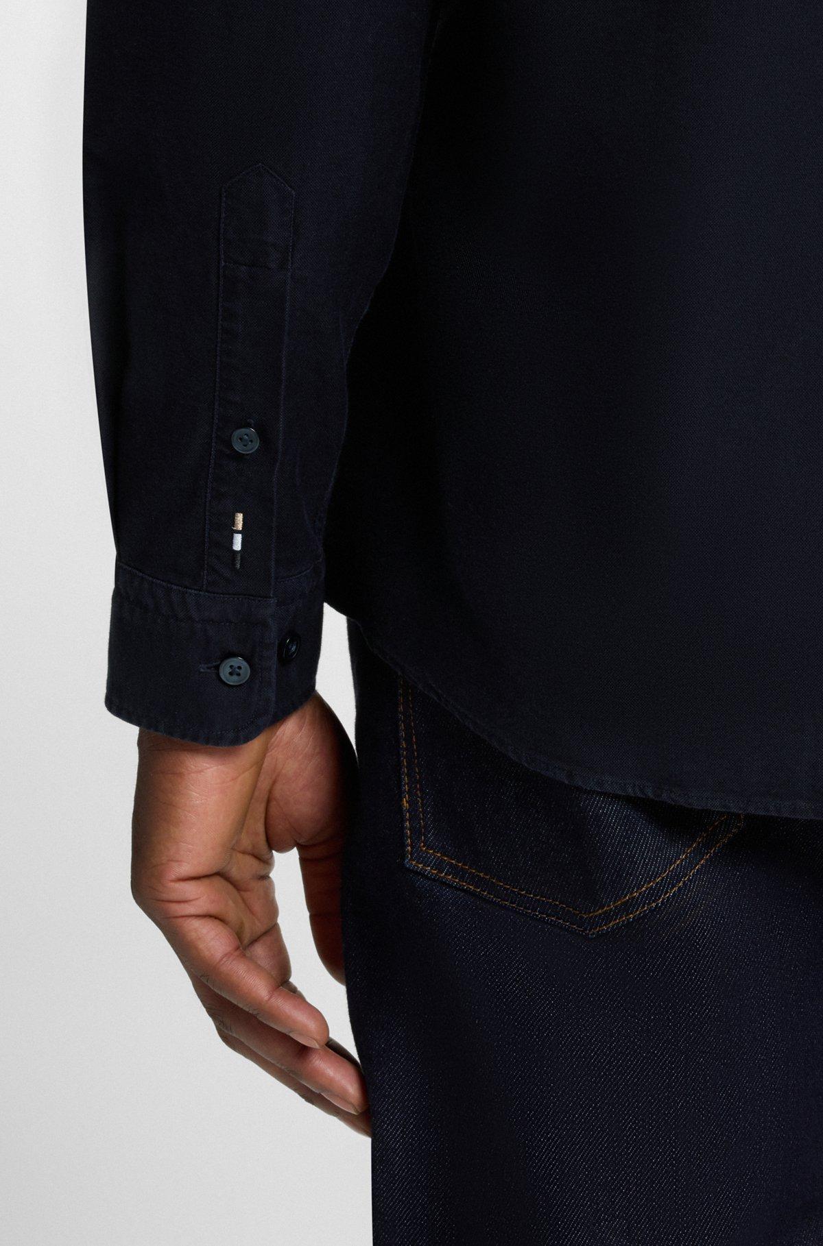 Slim-fit shirt in Italian cotton Product Image