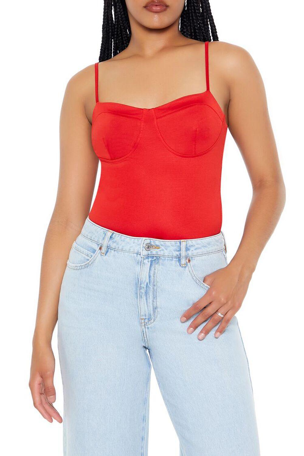 Bustier Cami Bodysuit | Forever 21 Product Image