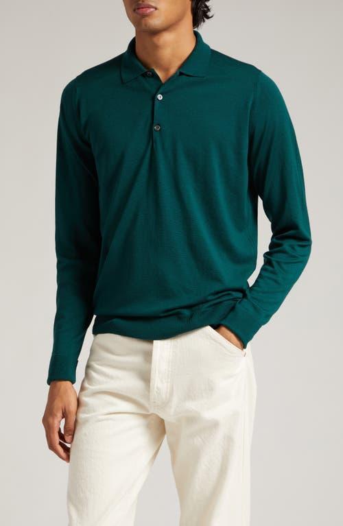 Mens Cotswold Merino Wool Polo Shirt Product Image