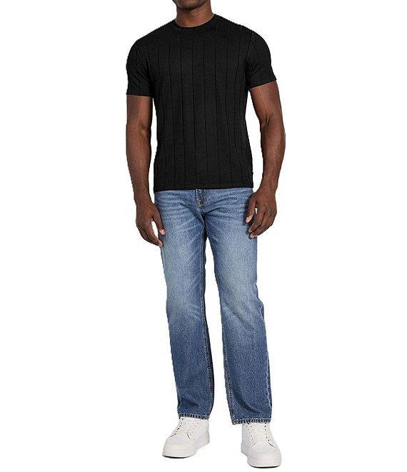 Guess Axel Ribbed Short Sleeve Pullover Product Image