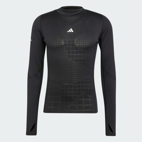 adidas Techfit COLD.RDY Training Long Sleeve Tee Black L Mens Product Image