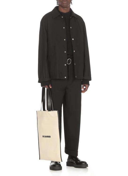 JIL SANDER Border Book Tote Bag Unica In Natural Product Image